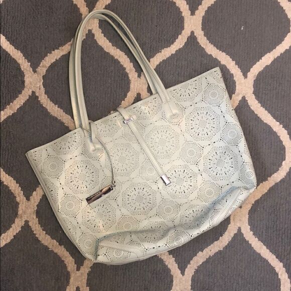 Vince Camuto Leila laser cut leather tote - Picture 4 of 7